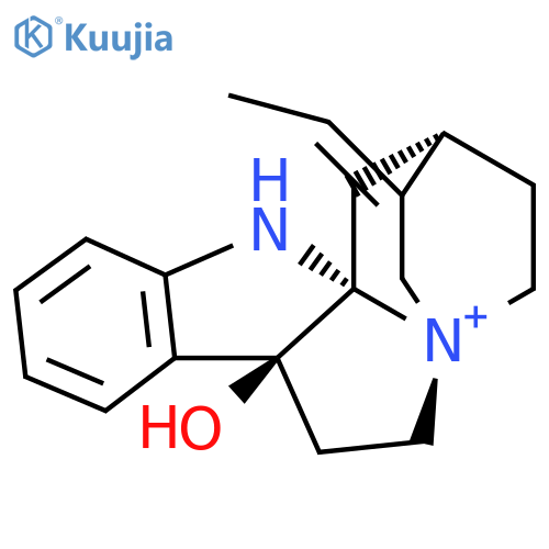 2H-2,5-Ethano-1H-indolizino[8a,1-b]indol-5-ium, 3-ethylidene-3,4,6,7,7a,12-hexahydro-7a-hydroxy-, (2S,3E,5R,7aR,12aS)- (9CI) structure
