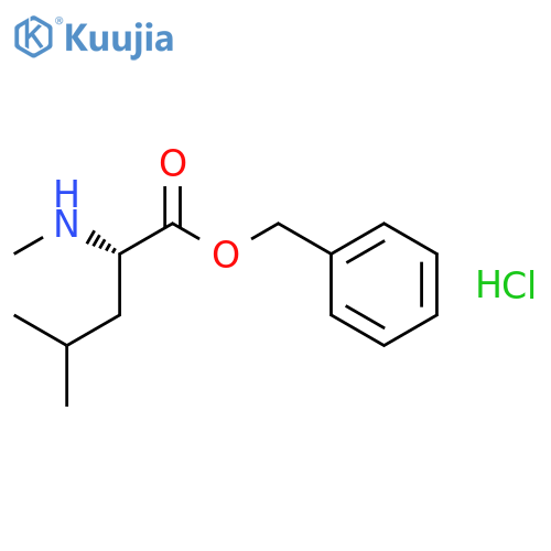L-Leucine, N-methyl-, phenylmethyl ester, hydrochloride structure