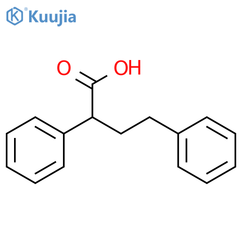 Benzenebutanoic acid, a-phenyl- structure