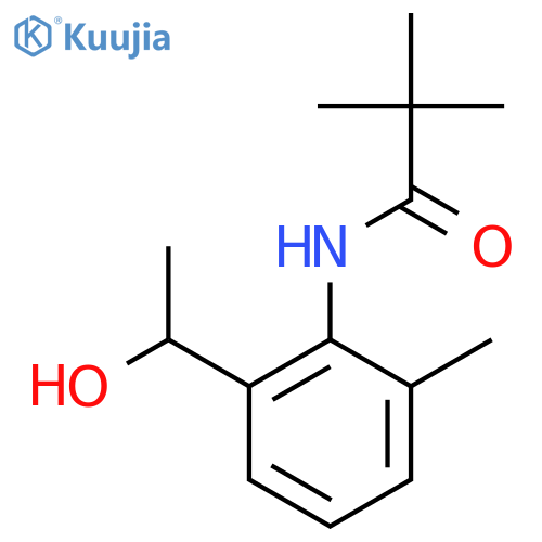 N-(2-(1-Hydroxyethyl)-6-methylphenyl)pivalamide structure