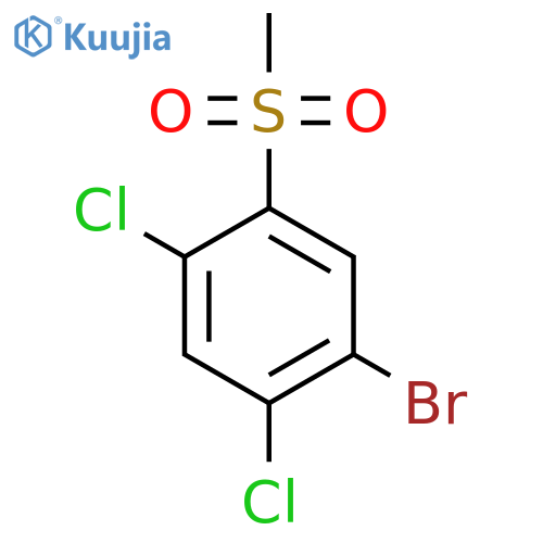 1-Bromo-2,4-dichloro-5-(methylsulfonyl)benZene structure