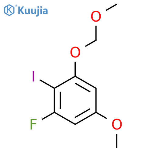 1-Fluoro-2-iodo-5-methoxy-3-(methoxymethoxy)benZene structure