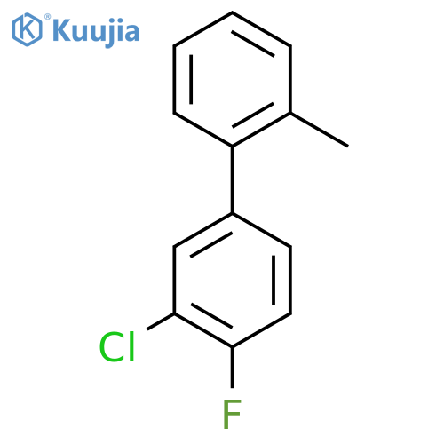 3'-Chloro-4'-fluoro-2-methyl-1,1'-biphenyl structure
