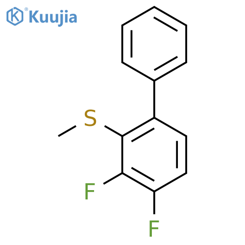 (3,4-Difluoro-[1,1'-biphenyl]-2-yl)(methyl)sulfane structure