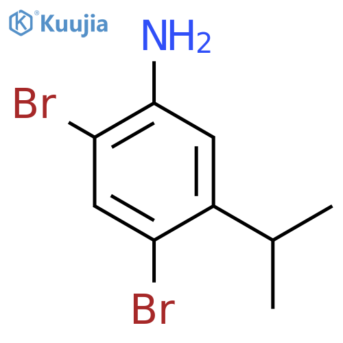 2,4-Dibromo-5-isopropylaniline structure