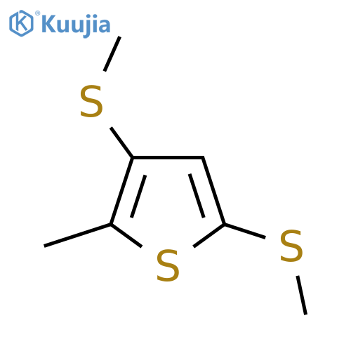 2-Methyl-3,5-bis(methylthio)thiophene structure