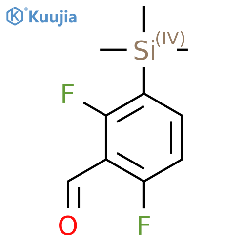 2,6-Difluoro-3-(trimethylsilyl)benZaldehyde structure