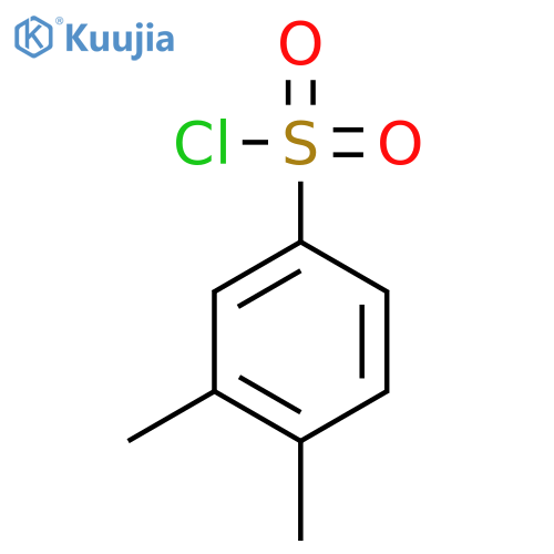 3,4-Dimethylbenzenesulfonyl chloride structure