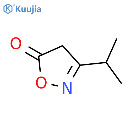 3-(propan-2-yl)-4,5-dihydro-1,2-oxazol-5-one structure