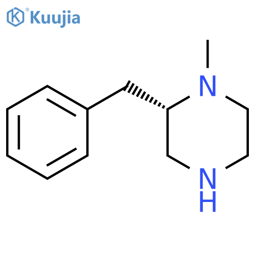 Piperazine,1-methyl-2-(phenylmethyl)-, (2S)- structure