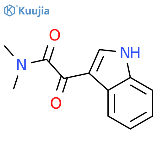 2-(1H-indol-3-yl)-N,N-dimethyl-2-oxoacetamide structure
