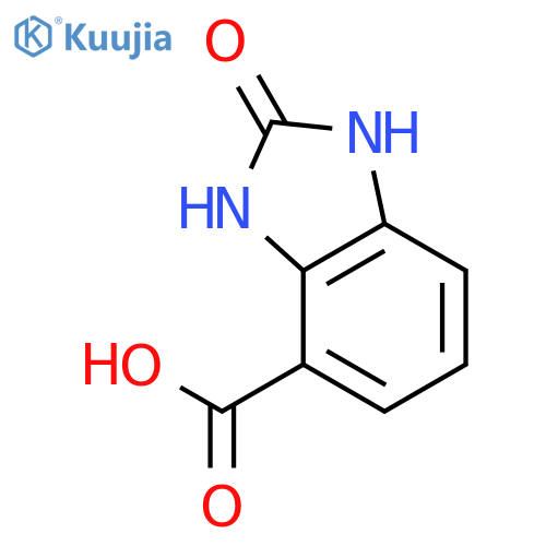 2-Oxo-2,3-dihydro-1H-benzodimidazole-4-carboxylic acid structure