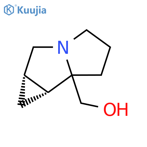((1AS,6bR)-hexahydrocyclopropa[a]pyrrolizin-6a(4H)-yl)methanol structure