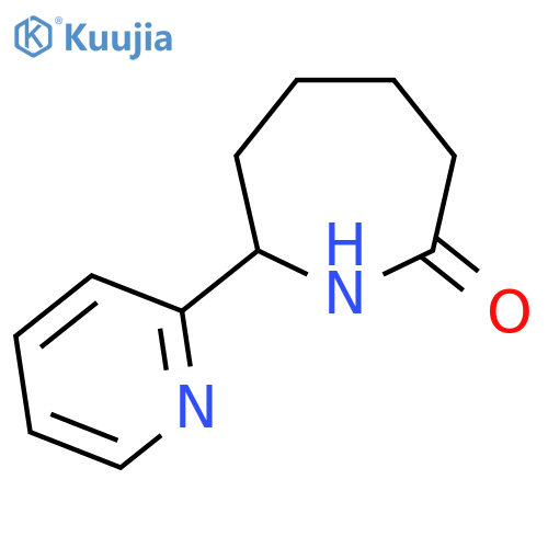 7-(Pyridin-2-yl)azepan-2-one structure