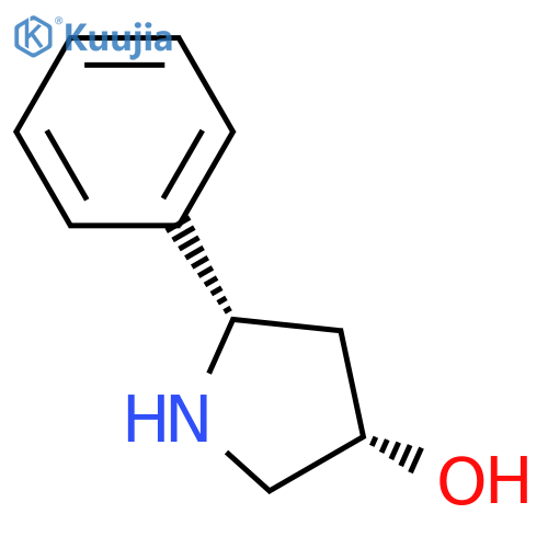 rac-(3R,5R)-5-phenylpyrrolidin-3-ol structure