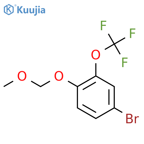 4-Bromo-1-(methoxymethoxy)-2-(trifluoromethoxy)benZene structure