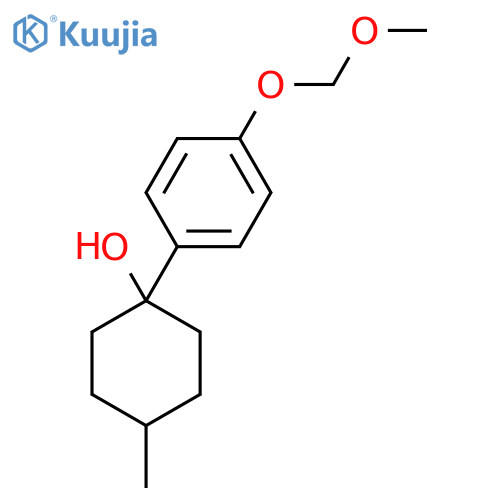 1-(4-(Methoxymethoxy)phenyl)-4-methylcyclohexanol structure
