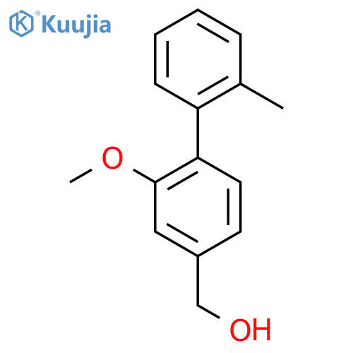(2-Methoxy-2'-methyl-[1,1'-biphenyl]-4-yl)methanol structure