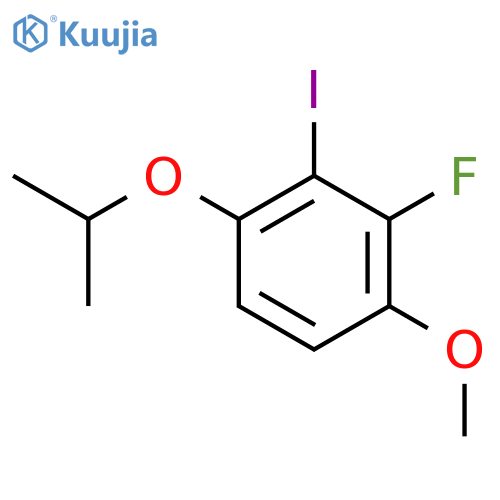 2-Fluoro-3-iodo-4-isopropoxy-1-methoxybenZene structure