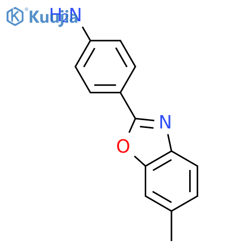 4-(6-methylbenzodoxazol-2-yl)aniline structure