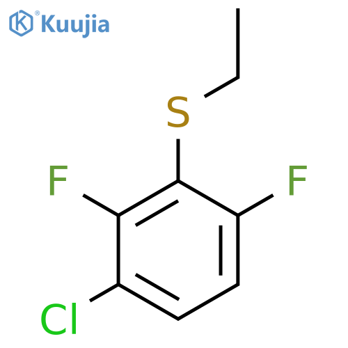 (3-Chloro-2,6-difluorophenyl)(ethyl)sulfane structure
