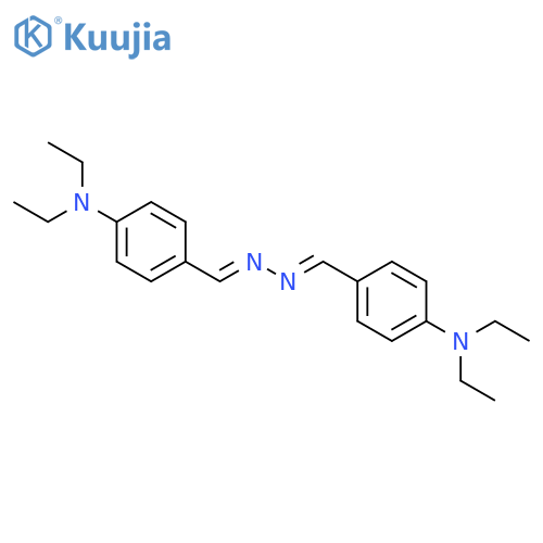 Benzaldehyde,4-(diethylamino)-, 2-[[4-(diethylamino)phenyl]methylene]hydrazone structure