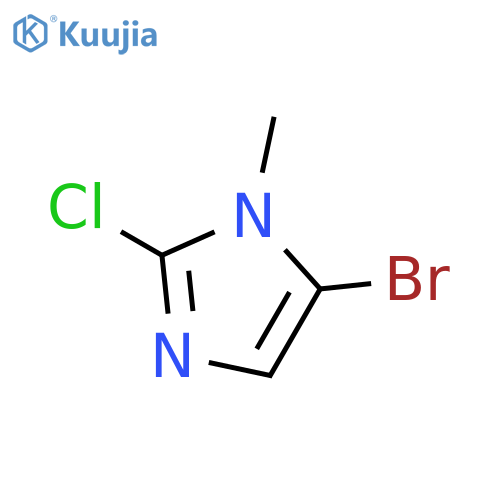 5-bromo-2-chloro-1-methyl-1H-Imidazole structure