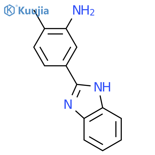 5-(1H-benzodimidazol-2-yl)-2-methylaniline structure