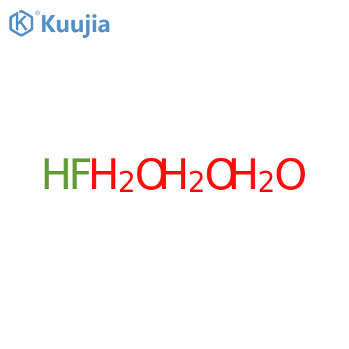 Hydrofluoric acid, trihydrate structure