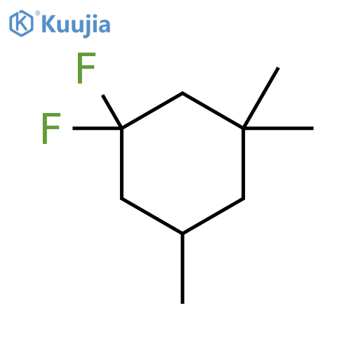 1,1-difluoro-3,3,5-trimethylcyclohexane structure