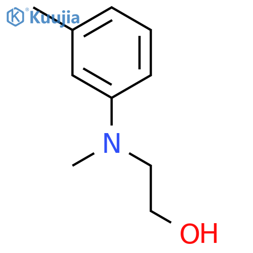 Ethanol,2-[methyl(3-methylphenyl)amino]- structure
