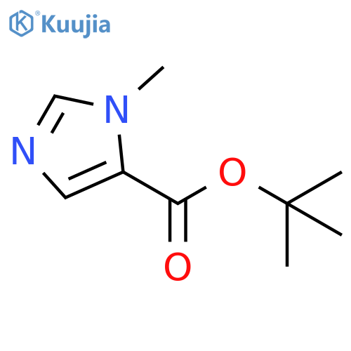 3-methyl-3h-imidazole-4-carboxylic acid tert-butyl ester structure
