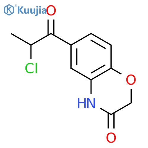 6-(2-Chloro-propionyl)-4H-benzo1,4oxazin-3-one structure