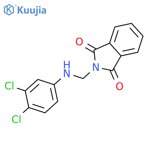 2-{(3,4-dichlorophenyl)aminomethyl}-2,3-dihydro-1H-isoindole-1,3-dione structure