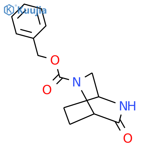 Benzyl 6-oxo-2,5-diazabicyclo[2.2.2]octane-2-carboxylate structure