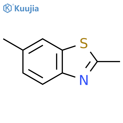2,6-Dimethyl-1,3-benzothiazole structure