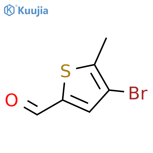 4-bromo-5-methylthiophene-2-carbaldehyde structure