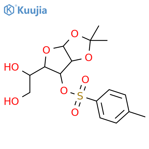 1,2-O-Isopropylidene-α-D-glucofuranose 3-tosylate structure