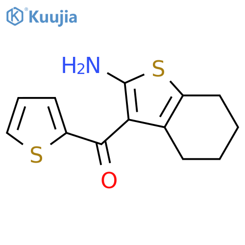 3-(Thiophene-2-carbonyl)-4,5,6,7-tetrahydro-1-benzothiophen-2-amine structure
