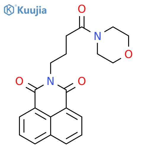 3-4-(morpholin-4-yl)-4-oxobutyl-3-azatricyclo7.3.1.0^{5,13}trideca-1(13),5,7,9,11-pentaene-2,4-dione structure