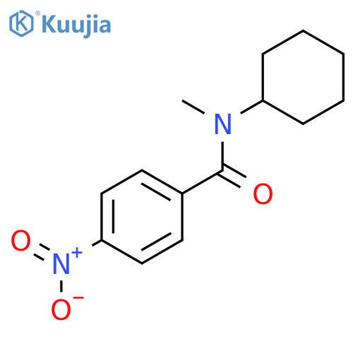 N-Cyclohexyl-N-methyl-4-nitrobenzamide structure