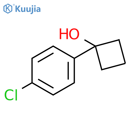 1-(4-Chlorophenyl)cyclobutanol structure