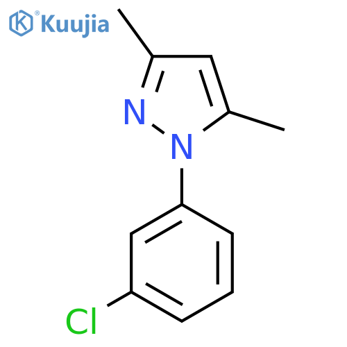 1-(3-Chloro-phenyl)-3,5-dimethyl-1H-pyrazole structure