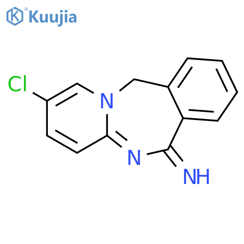 14-chloro-1,10-diazatricyclo9.4.0.0,3,8pentadeca-3,5,7,10,12,14-hexaen-9-imine structure
