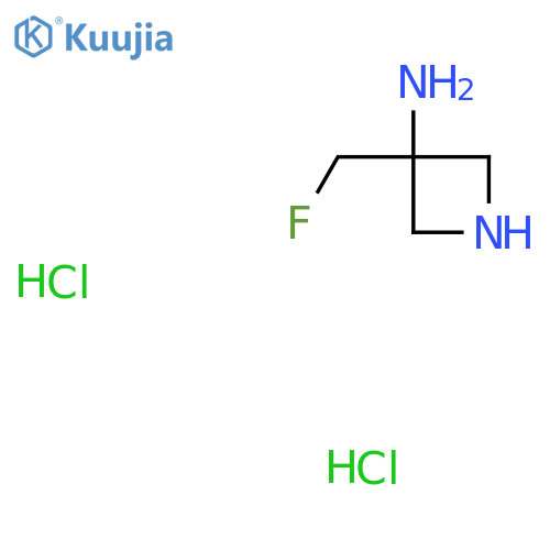 3-(Fluoromethyl)azetidin-3-amine;dihydrochloride structure