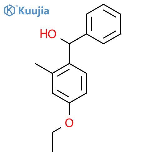 (4-Ethoxy-2-methylphenyl)(phenyl)methanol structure