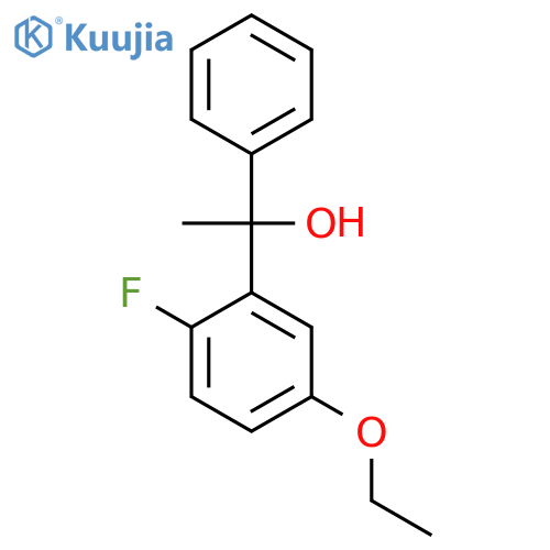 1-(5-Ethoxy-2-fluorophenyl)-1-phenylethanol structure