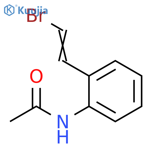 Acetamide, N-[2-(2-bromoethenyl)phenyl]- structure