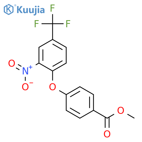 Methyl 4-(2-Nitro-4-(trifluoromethyl)-phenoxy)benzoate structure