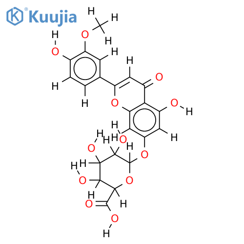 Chrysoenol-7-O-beta-D-glucouronid structure